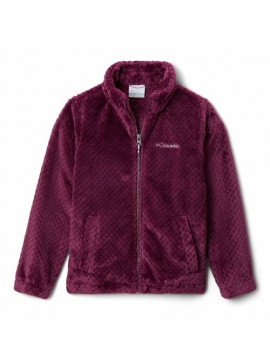 Columbia flisinis džemperis Fire Side™ Sherpa Jacket. Spalva tamsiai bordinė